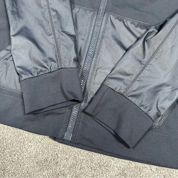 Under Armour Women’s Fitness Sweatshirt Studio Essential Jacket Full Zip Black M - Picture 6 of 15